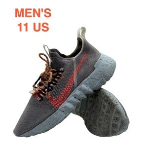 Nike Space‎ Hippie 01 Carbon Crimson Gray Men's Size 11 CQ3986-002 Sustainable